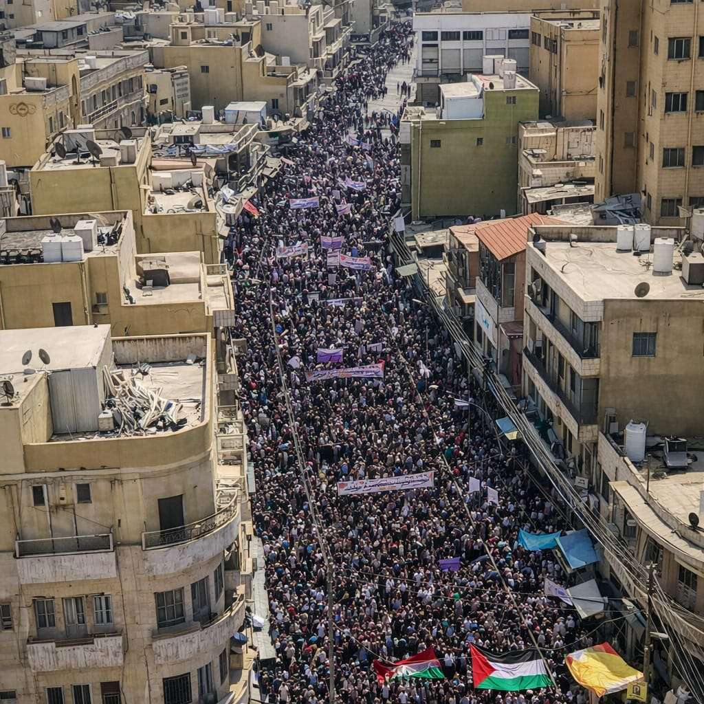 عمّان تنتفض دعماً للقدس والوصاية الهاشمية - صور