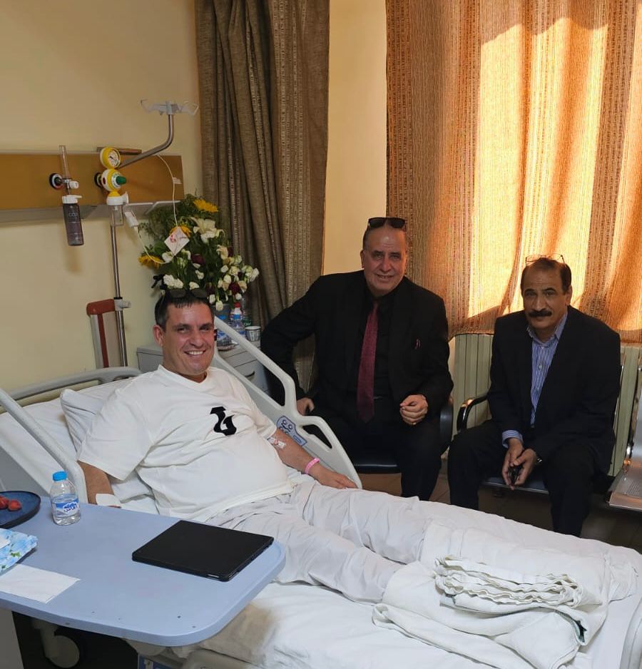 عدس والسعيدات يعودان الكاتب أبو رمان 
