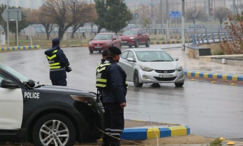 مديرية الأمن العام تحذر من المنخفض الجوي المتوقع مساء اليوم