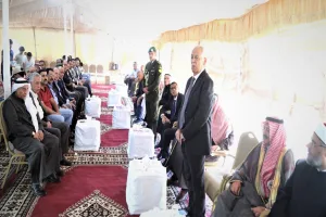 مندوبا عن الملك وولي العهد .. العيسوي يعزي عشيرة الزيادات / عباد وآل أبو أحمده