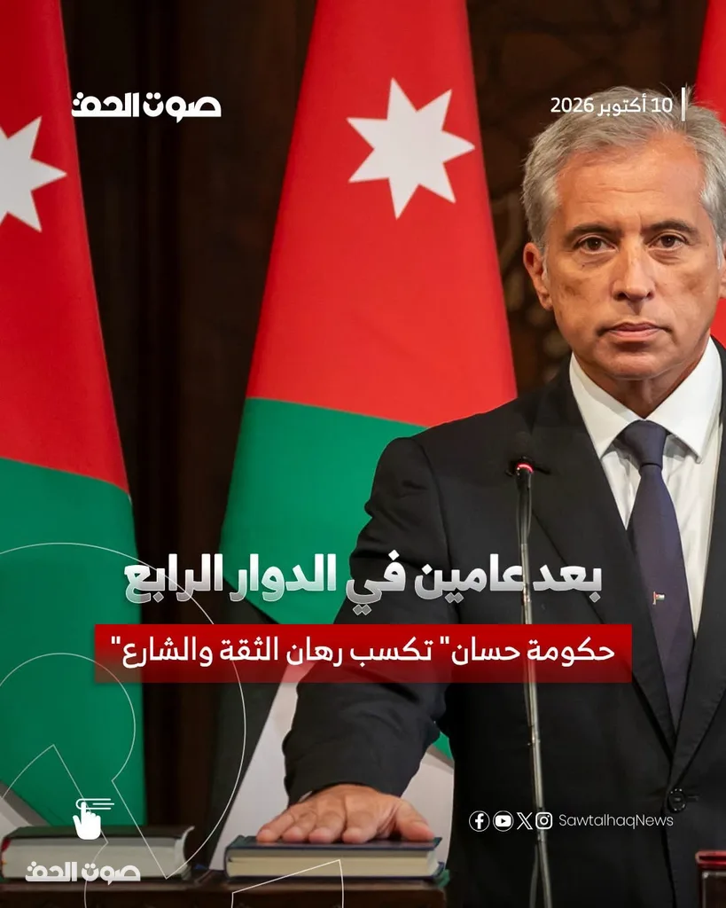 استطلاع الرأي حول حكومة جعفر حسان بعد عامين