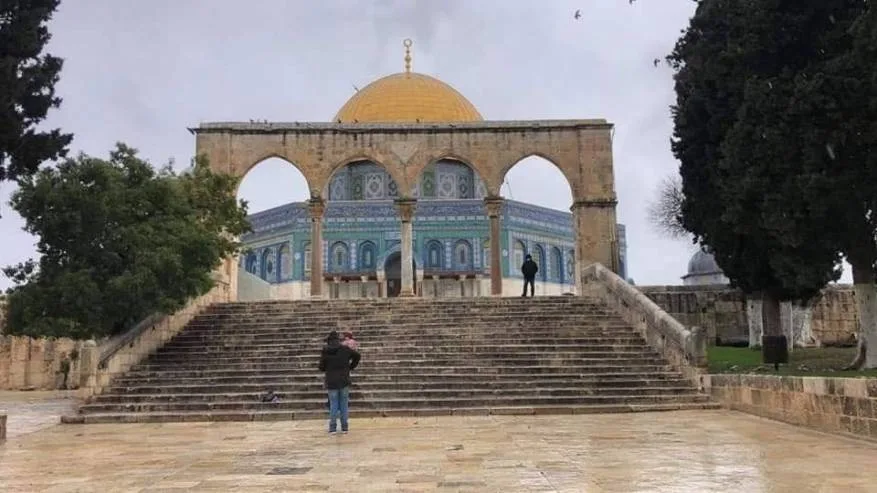 جمعة حزينة في المسجد الاقصى