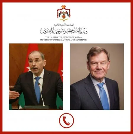 الأردن وألمانيا يبحثان تبعات العدوان الاسرائيلي على إيران