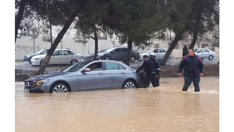 إربد تسجل أعلى كمية هطول مطري خلال آخر 24 ساعة