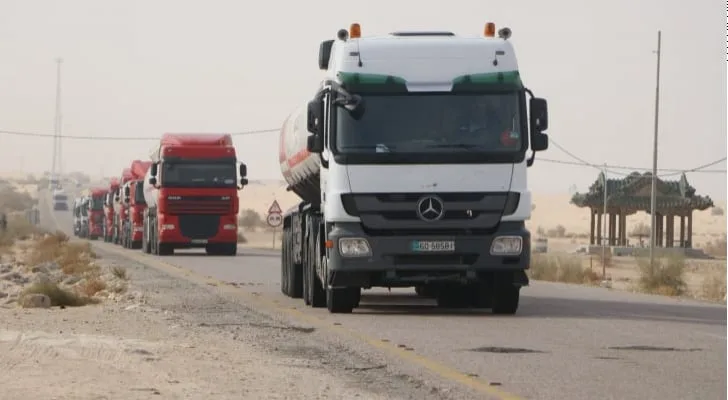 صناعة الأردن : تأمين الحماية للشاحنات المحملة ببضائع معدة للتصدير