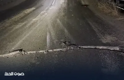 انهيار جسر الرامة يقطع الطريق إلى الشونة الجنوبية