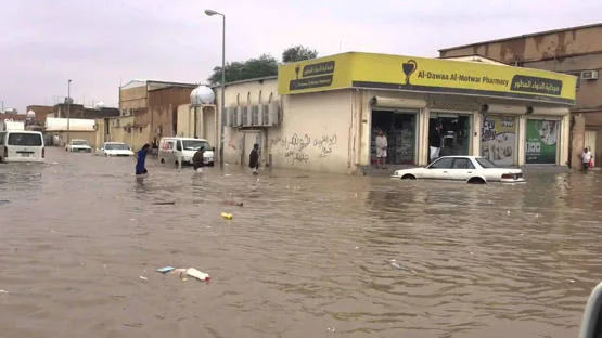 7 قتلى بسبب الامطار في السعودية