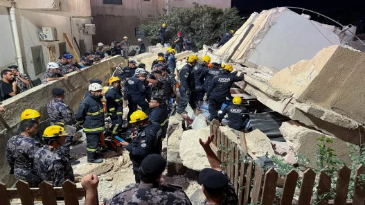 مدعي عام عمّان يقرر توقيف 3 أشخاص في قضية انهيار مبنى اللويبدة