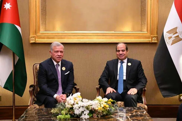 السيسي للملك: أسأل الله أن يوفقكم في خدمة الأردن وأمتنا العربية