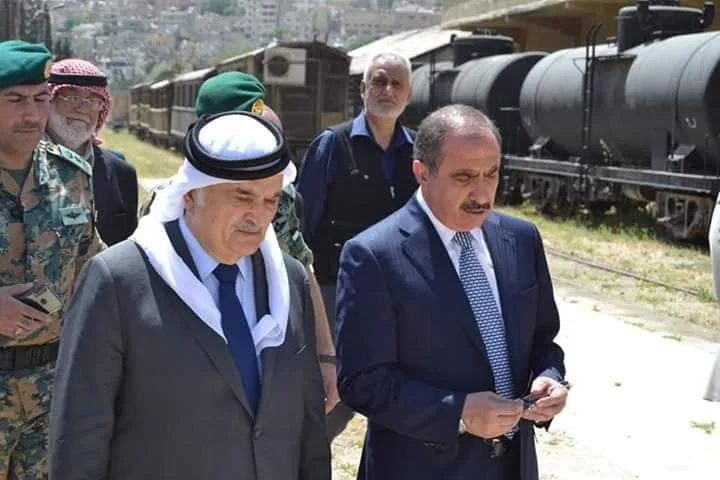 الأمير الحسن يزور مؤسسة الخط الحديدي الحجازي