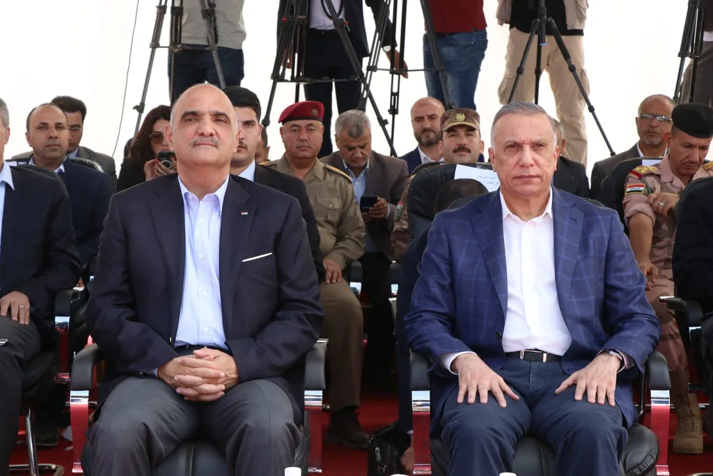 الأردن والعراق يضعان حجر الأساس لمشروع الربط الكهربائي