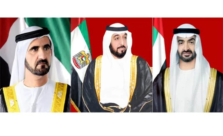 قادة الإمارات يهنئون ملك بمناسبة نجاح عمليته الجراحية