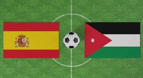 موعد وصول منتخب إسبانيا للأردن