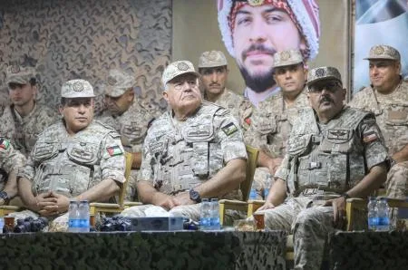 الحنيطي يتابع مجريات التمرين الليلي النجم الثاقب