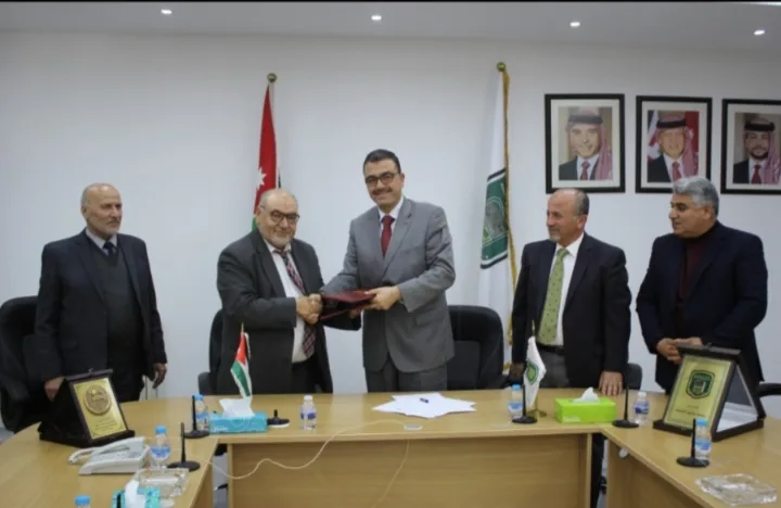 توقيع مذكرة تفاهم بين جامعة عجلون الوطنية والجامعة الهاشمية