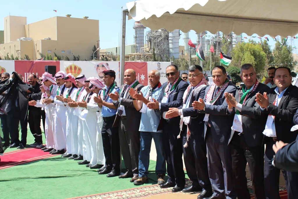  السمرا  لتوليد الكهرباء تحتفل بعيد الاستقلال في الهاشمية برعاية وزير الطاقة