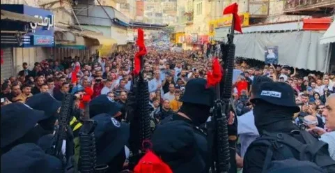الحسيني : مسيرة شعبية تضامنا مع فلسطين واستنكارا لجرائم الاحتلال