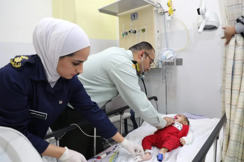 إستمرارً للتوجيهات الملكية السامية... إخلاء طفلة من غزة لاستكمال علاجها في المدينة الطبية