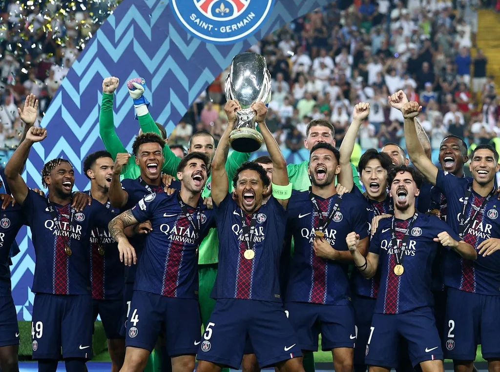 باريس سان جيرمان يحقق كأس السوبر الأوربية على حساب توتنهام هوتسبير