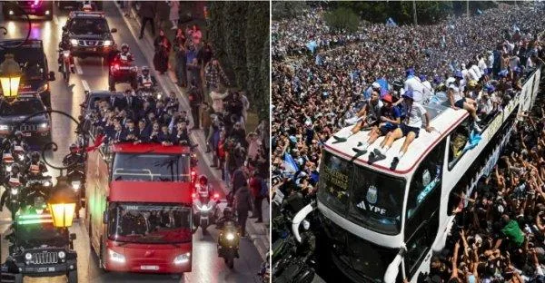 أرجنتينيون يهاجمون موكب المنتخب: تعلموا من المغرب