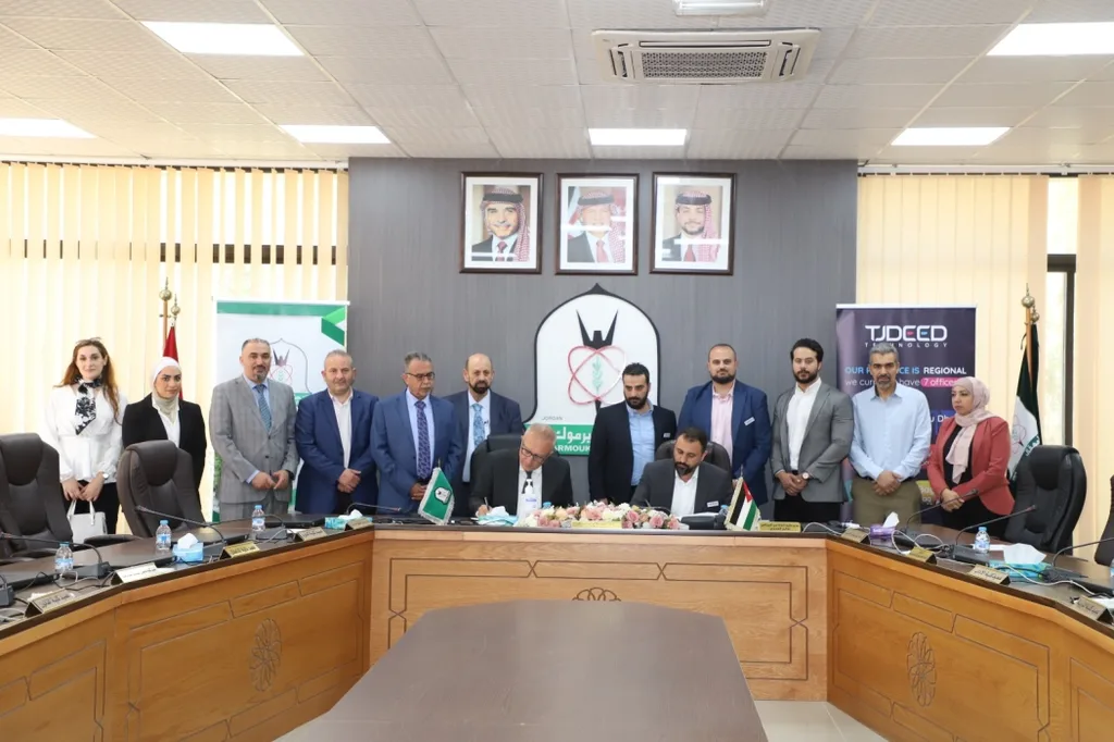 اليرموك توقع اتفاقية إنشاء وتشغيل حاضنة تكنولوجية بالتعاون مع شركة تجديد لتكنولوجيا المعلومات