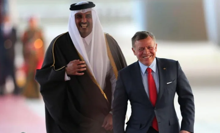 الملك يهنئ امير قطر على نجاح المونديال