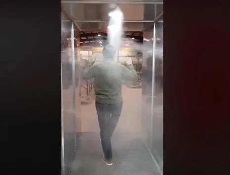 جهاز أردني لتعقيم الأشخاص ضد كورونا