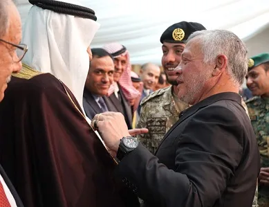 الملك يلتقي وجهاء وممثلي عشائر بني حميدة ضمن سلسلة لقاءات مجلس بسمان